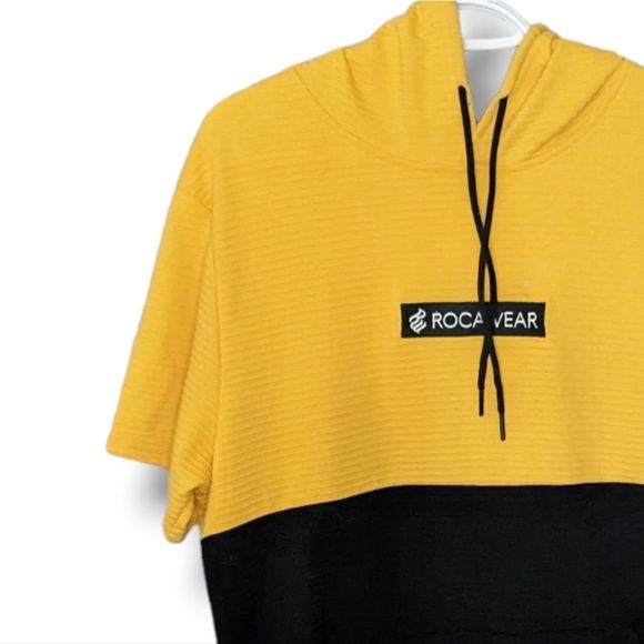 Shirt Sleeved Hoodie Yellow Rocawear - Picture 3 of 7